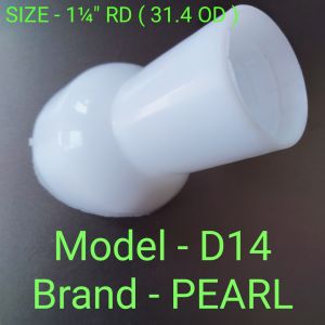Plastic Round End Cap for Towel Stand 31.4 OD Pipe