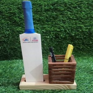 Miniature Cricket Bat Pen Stand