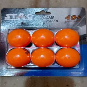Orange Leather Cricket Balls