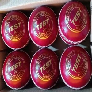 Red Leather Cricket Balls