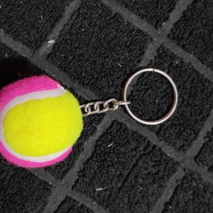 Tennis Ball Keychain