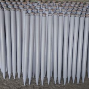 Wooden White Cricket Stumps