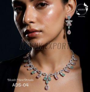 Blush Mini Diamond Necklace Set