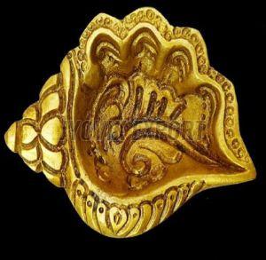 Brass Shankh Diya