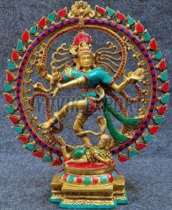 Multicolor Nataraja Statue