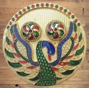 Acrylic Designer Haldi Kumkum Thali