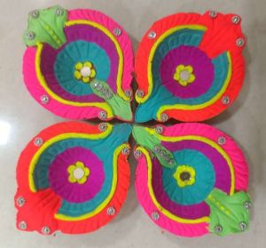 Designer Clay Diya