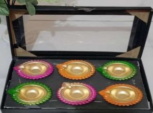 Designer Metal Diyas
