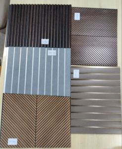Louvers Charcoal Panel