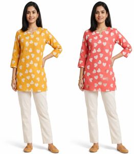Ladies Casual Kurti Set