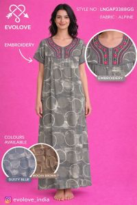 Alpine Nighty with Embroidery