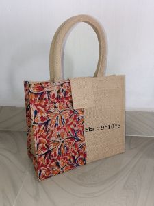 Designer Laminated Jute Shopping Bag