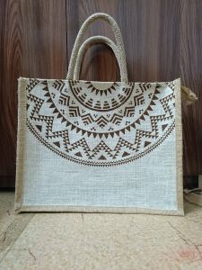 Designer Printed Jute Bag