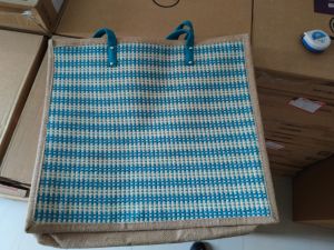 Eco Friendly Printed Jute Shopping Bag