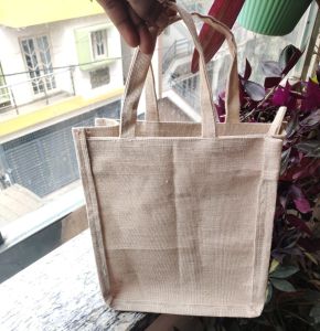 Plain Natural Jute Carry Bag
