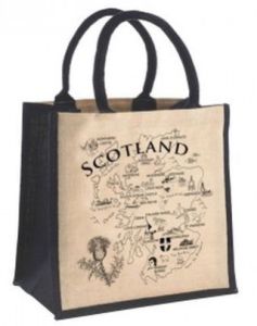 Premium Jute Printed Shopping Bag