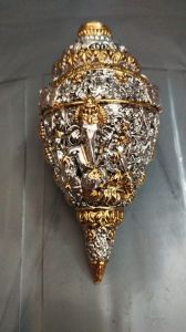 Gold AND Silver Plated Ganesh Shankh