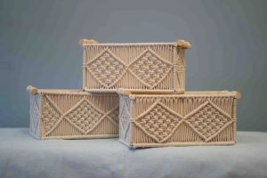 Gift Hamper Macrame Basket