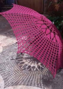 Handcrafted Macrame Umbrella