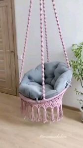 Handmade Cotton Macrame Swing Chair