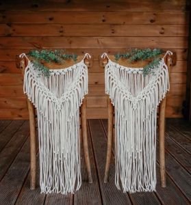 Handmade Macrame Chair Cover