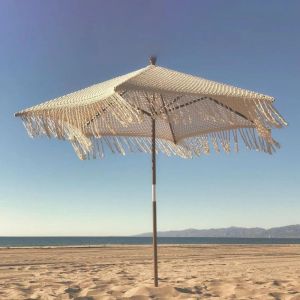 Sustainable Outdoor Macrame Umbrella