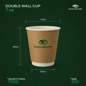 7 OZ Double Wall Paper Cup