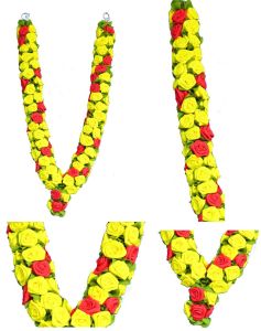 Premium Handmade Artificial Real Touch Rose Artificial Garland