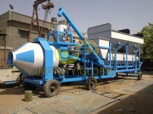 Diesel Automatic Mobile Concrete Batching Plant