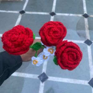 Crochet Rose Flower