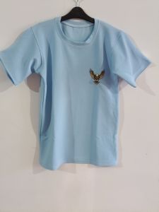 Kids Round Neck Polyester T Shirt