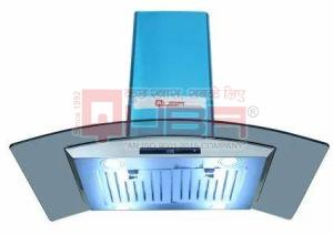 Quba 9115 Island Roof Mounted Kitchen Chimney