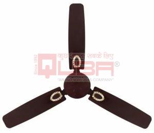 Quba Brown 48 Inch Decorative 3 Blade Ceiling Fan