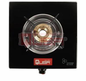 Quba ISI Certified Single Burner Toughened Glass Auto Ignition Gas Stove