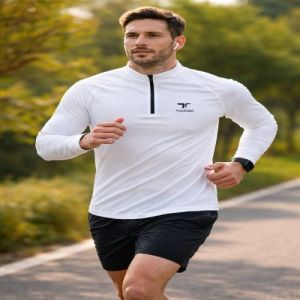 Mens Full Sleeve Gym T Shirt