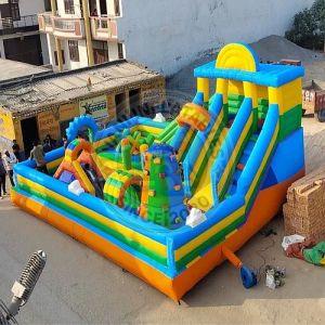 12X18 Feet Castle Inflatable Slide Bouncy