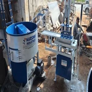 Manual Fly Ash Bricks Making Machines with Pan Mixer