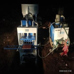 Industrial Semi Automatic Brick Making Machine