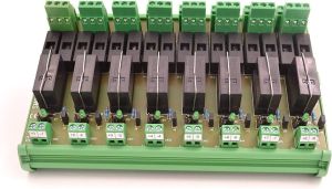 Ul Industrial Dual Output 8 Channel Relay Module