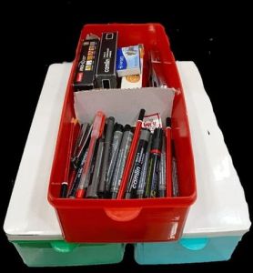 Small Stationery Storage Plastic Box