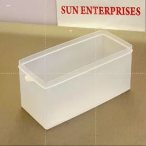 Transparent Plastic Medicine Storage Bin