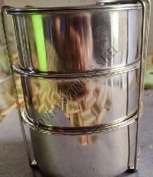 3 Layer Stainless Steel Lunch Box