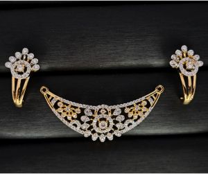Royal Bloom AD Curve Necklace Set