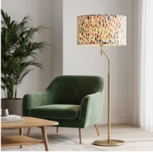 Artisan Watercolor DOT Drum Lampshade
