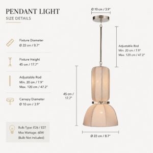 Aurora Dual-Glass Pendant Light