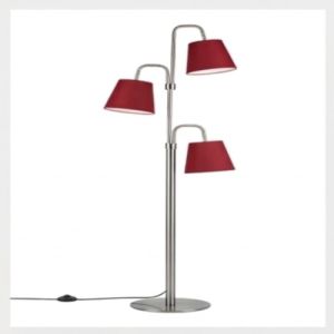 Crimson ARC Linen Lampshade