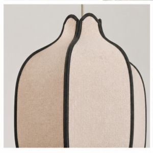 Lantern Bloom Fabric Pendant Light