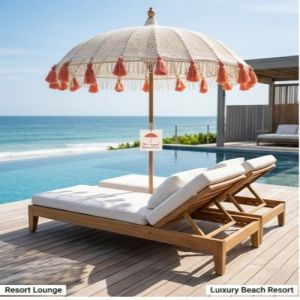 Bohemian Tassel Garden Parasol