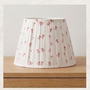 The Crimson Bud Pleated Empire Lampshade