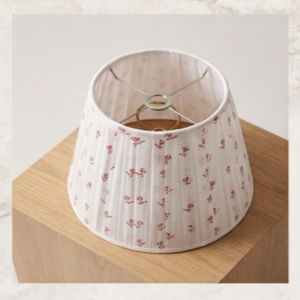 The Crimson Bud Pleated Empire Lampshade